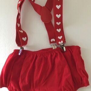 Red Heart Suspender Bloomer